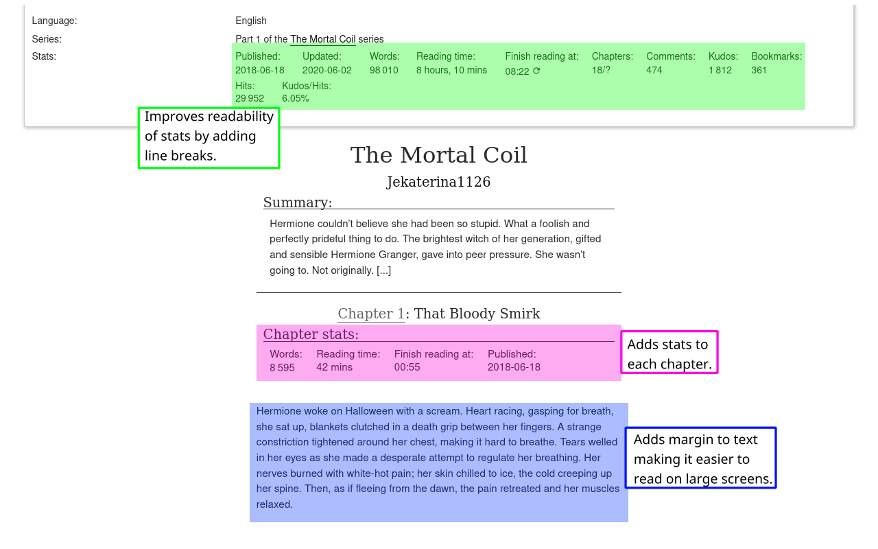 AO3 Enhancements截图2