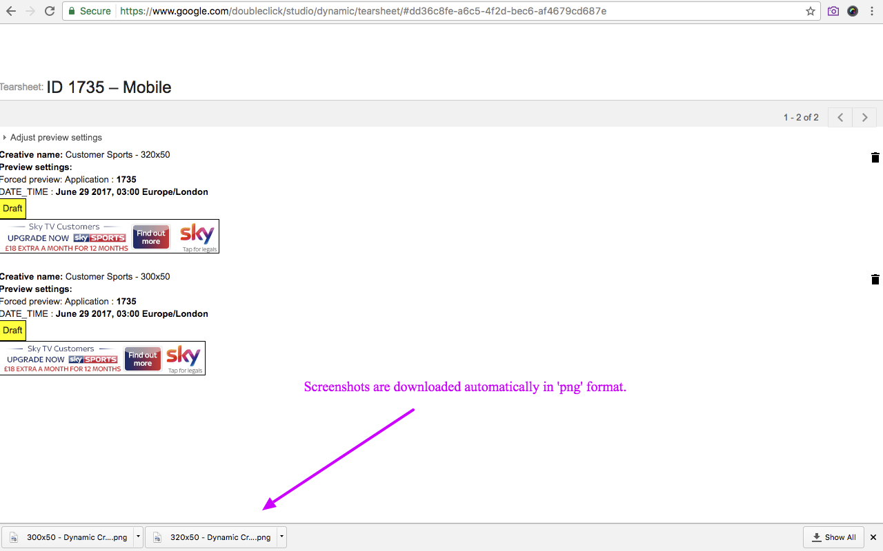 Sky Works Banner Screenshot Extension截图1