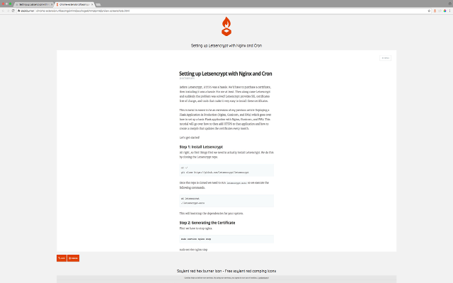 Backburner: Bookmark with a screenshot截图1
