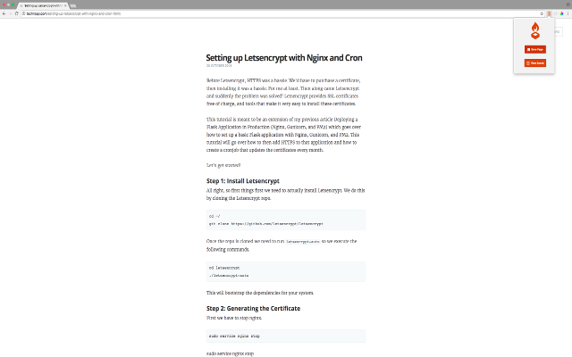 Backburner: Bookmark with a screenshot截图3