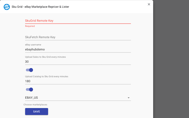 Sku Grid - eBay Marketplace Repricer & Lister截图1