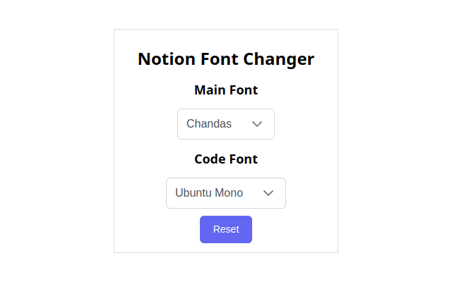 Notion Font Changer截图2