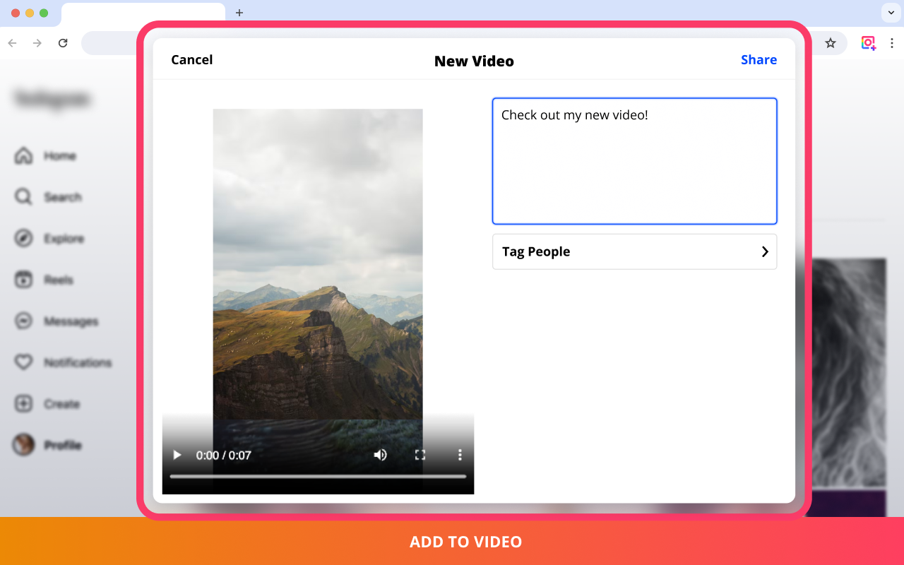 Upload video and photo to Instagram截图2