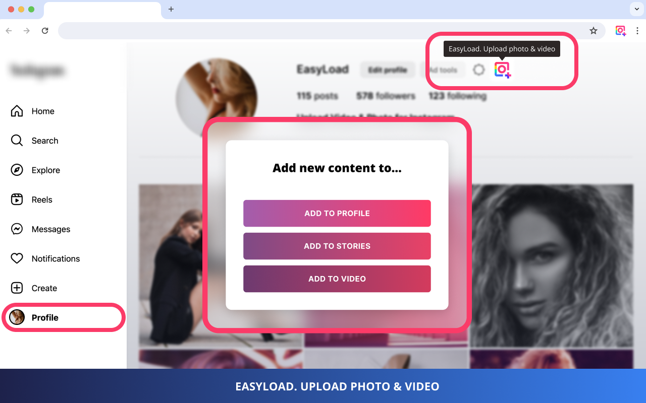 Upload video and photo to Instagram截图3