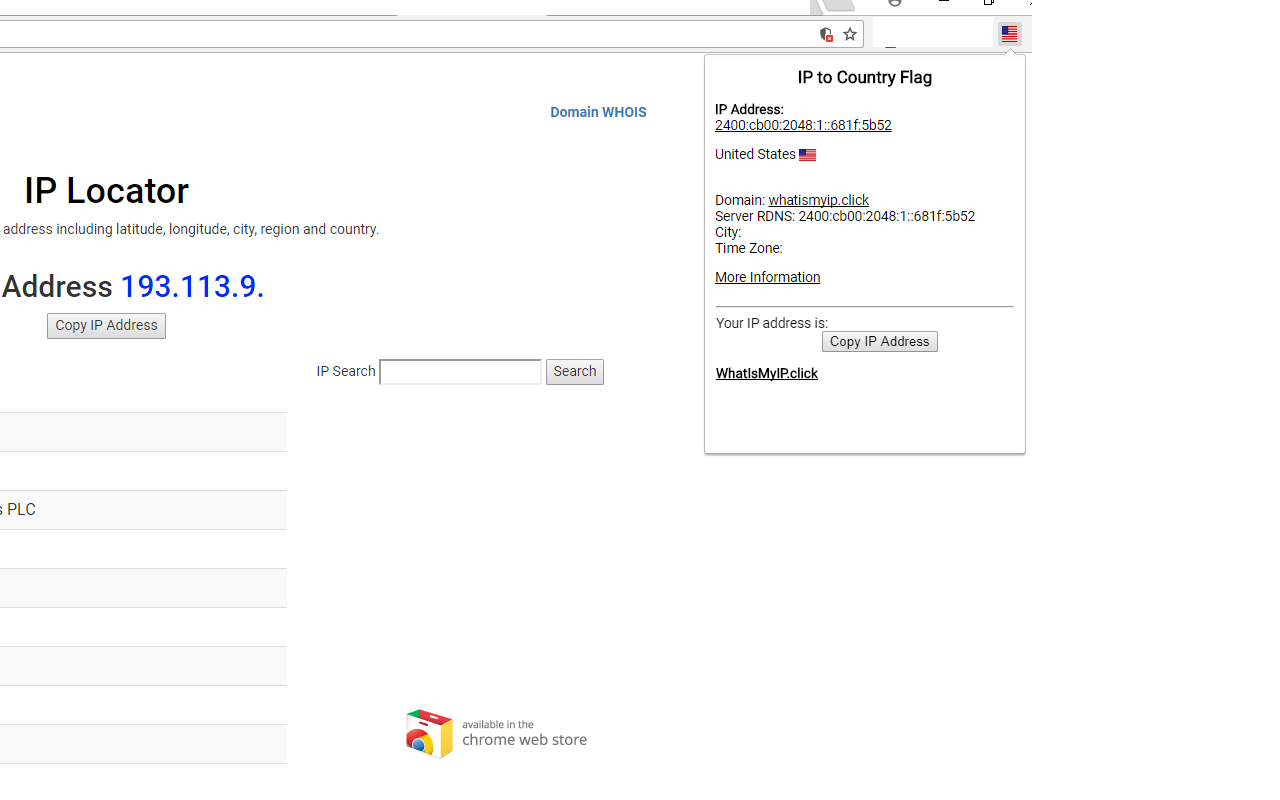 IP to Country Flag & MY IP - WhatIsMyIP.click截图1