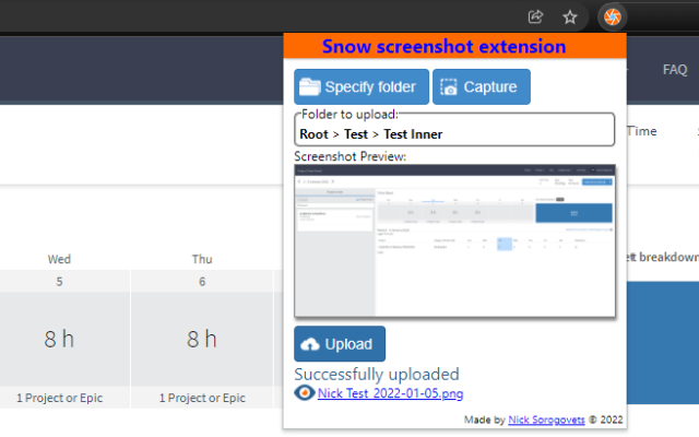 SNOW screenshot extension截图1