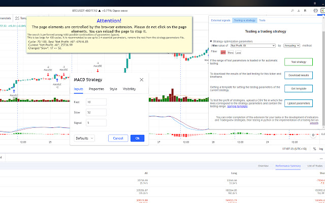 The Optimiser - TradingView Strategies截图1