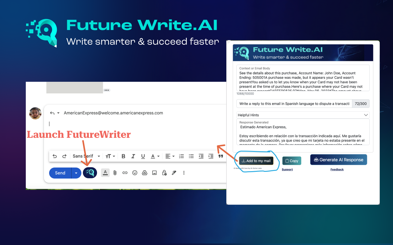 FutureWrite AI for Writing & More w/ ChatGPT截图1