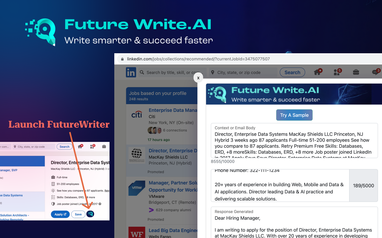 FutureWrite AI for Writing & More w/ ChatGPT截图2