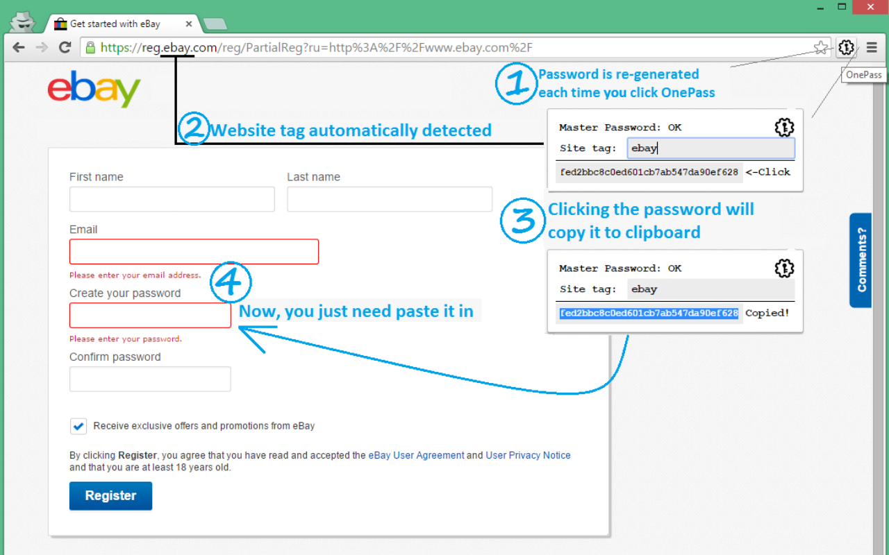 OnePass Password Manager & Generator截图1