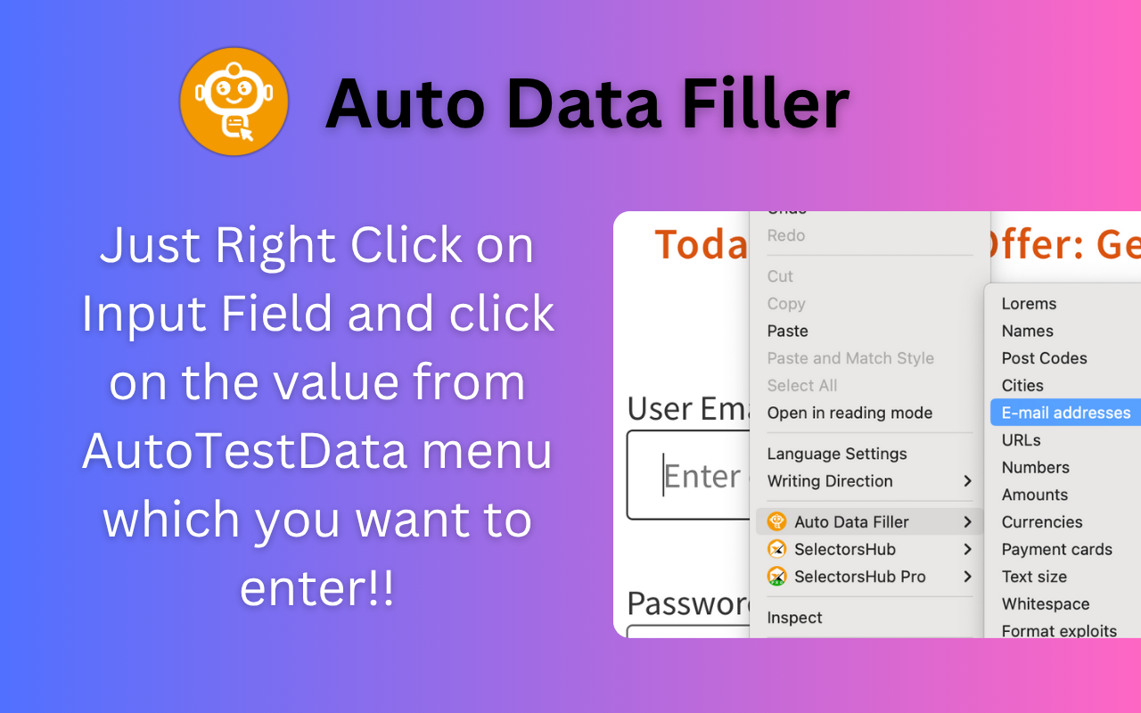 Auto Data Filler - Bug Magnet截图1