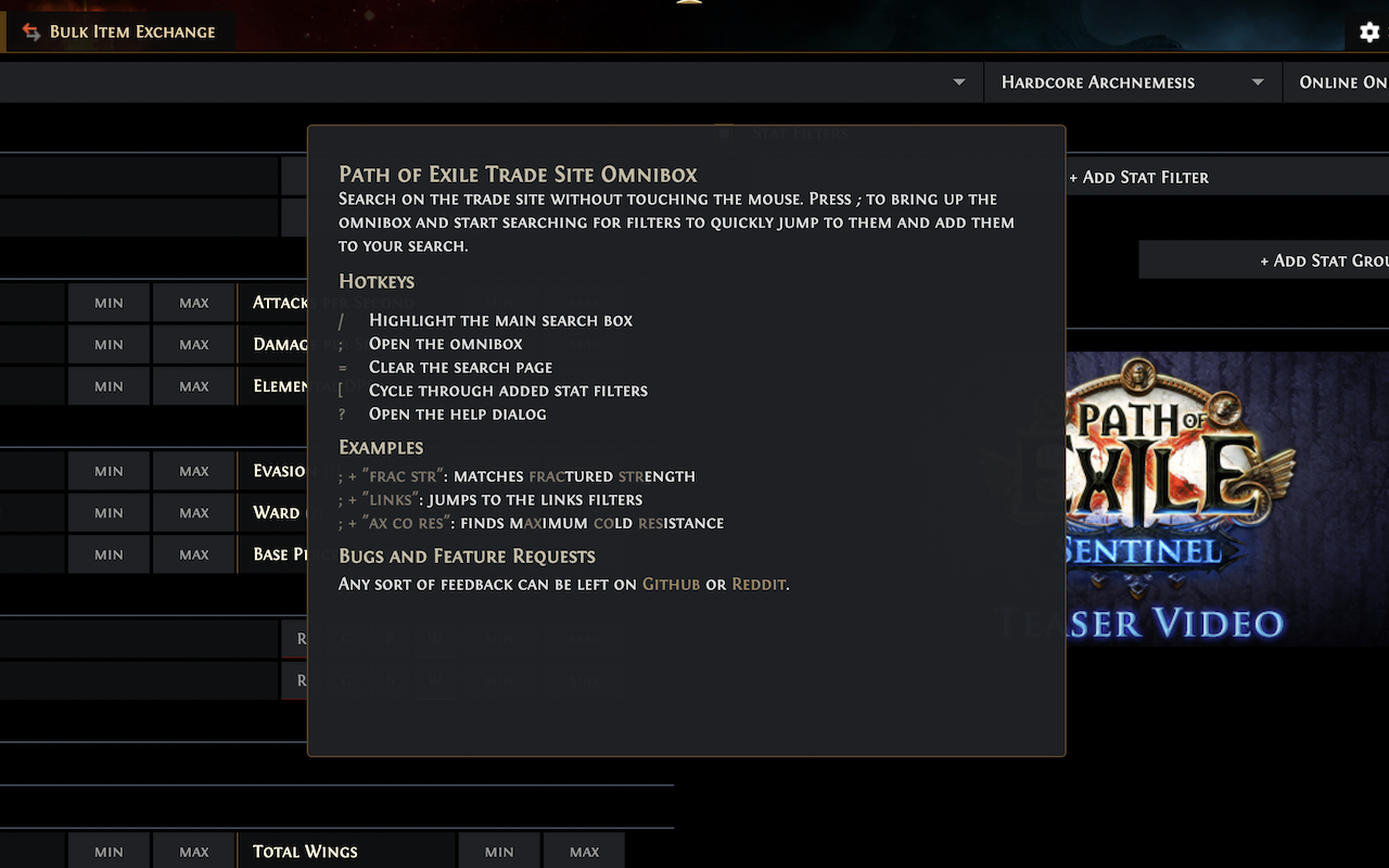 Path of Exile Trade Omnisearch截图1