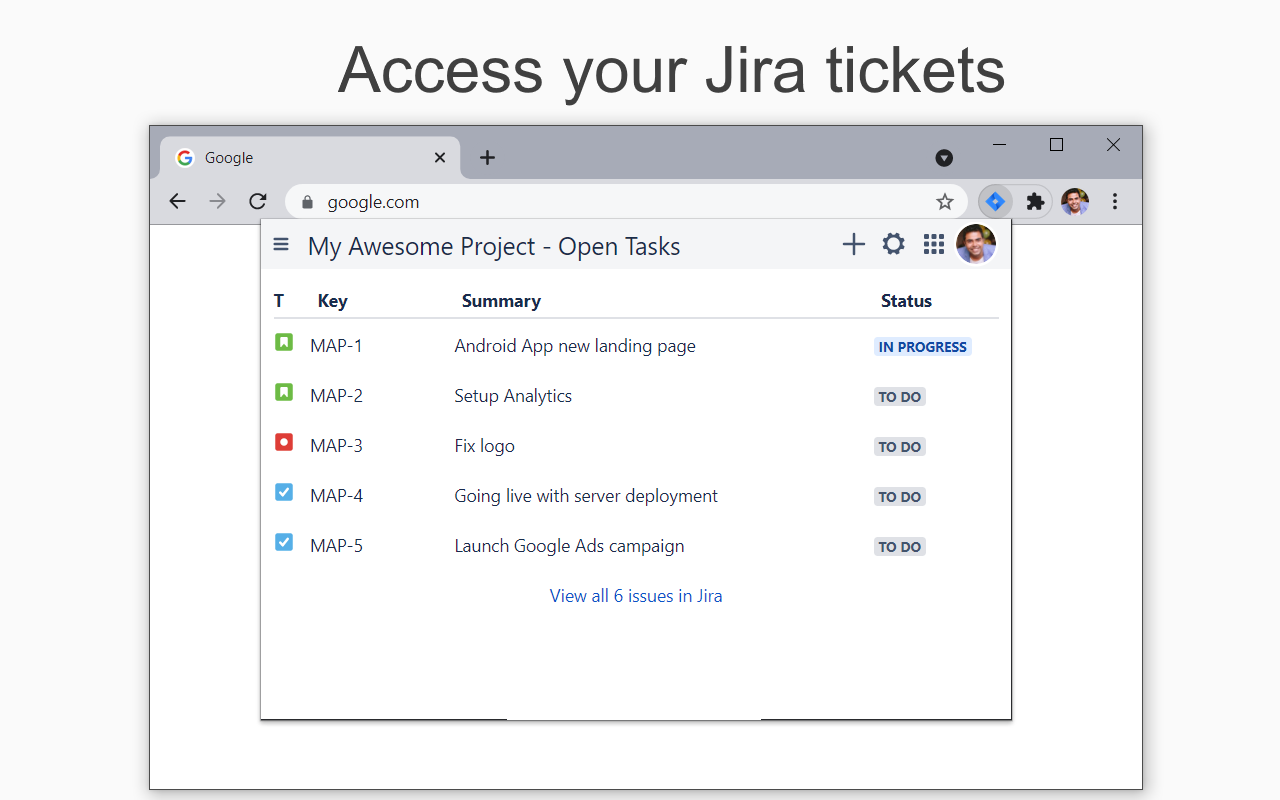 Jira for Chrome截图2