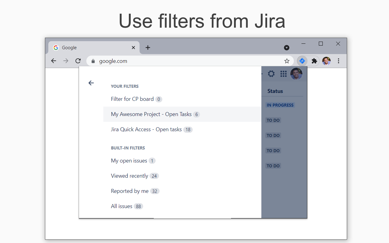 Jira for Chrome截图4