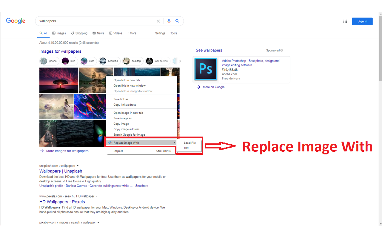 Replace Image Locally截图1