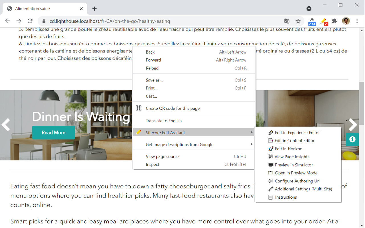 Sitecore Edit Assistant截图2