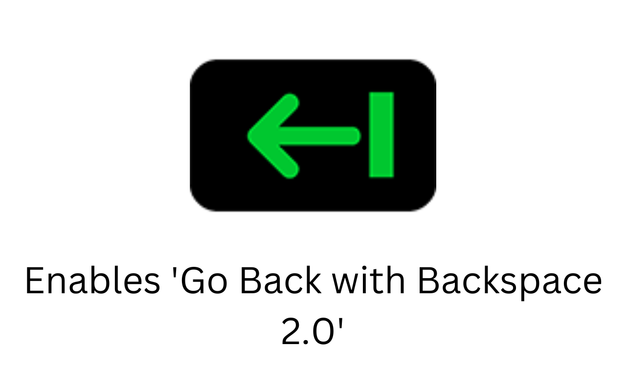 Go Back with Backspace 2.0截图2
