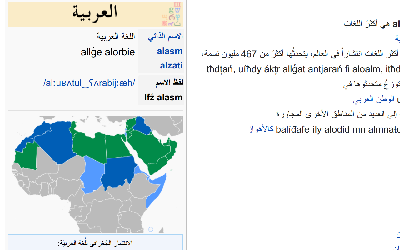 ARABEASY view Arabic web in Latin letters截图1