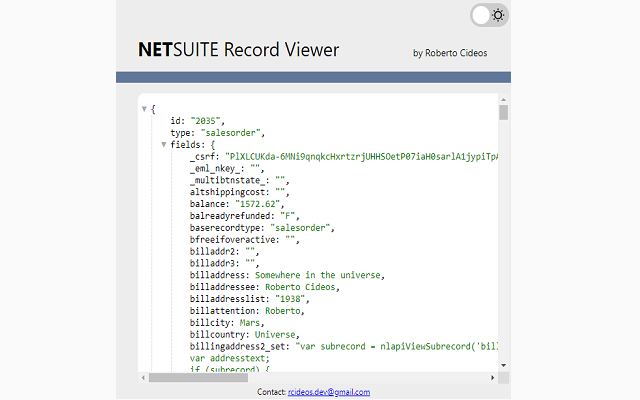 Suitelook: NetSuite Record Viewer截图2