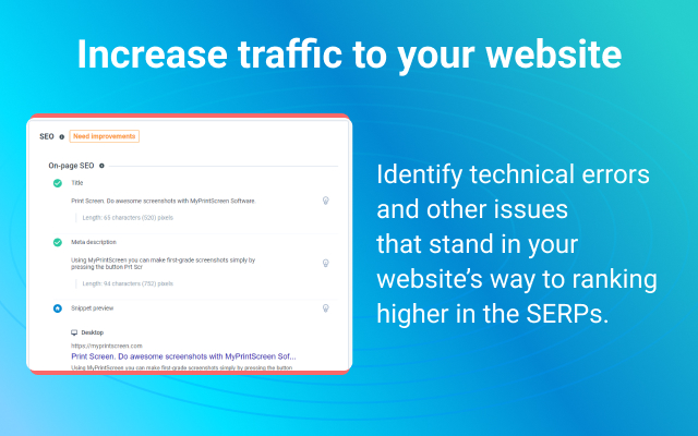 Free SEO Audit & Website Checker by Semalt截图4