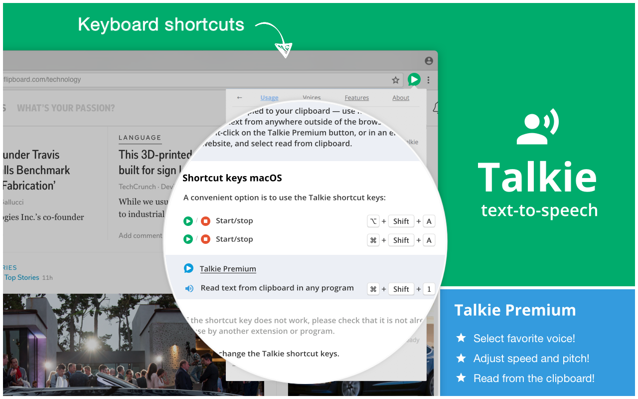 Talkie: text-to-speech (TTS)截图1