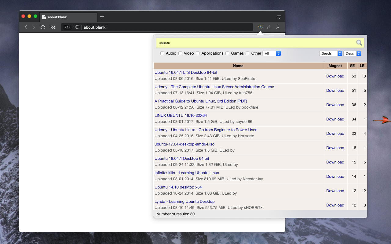 The Pirate Bay Torrent Search截图1