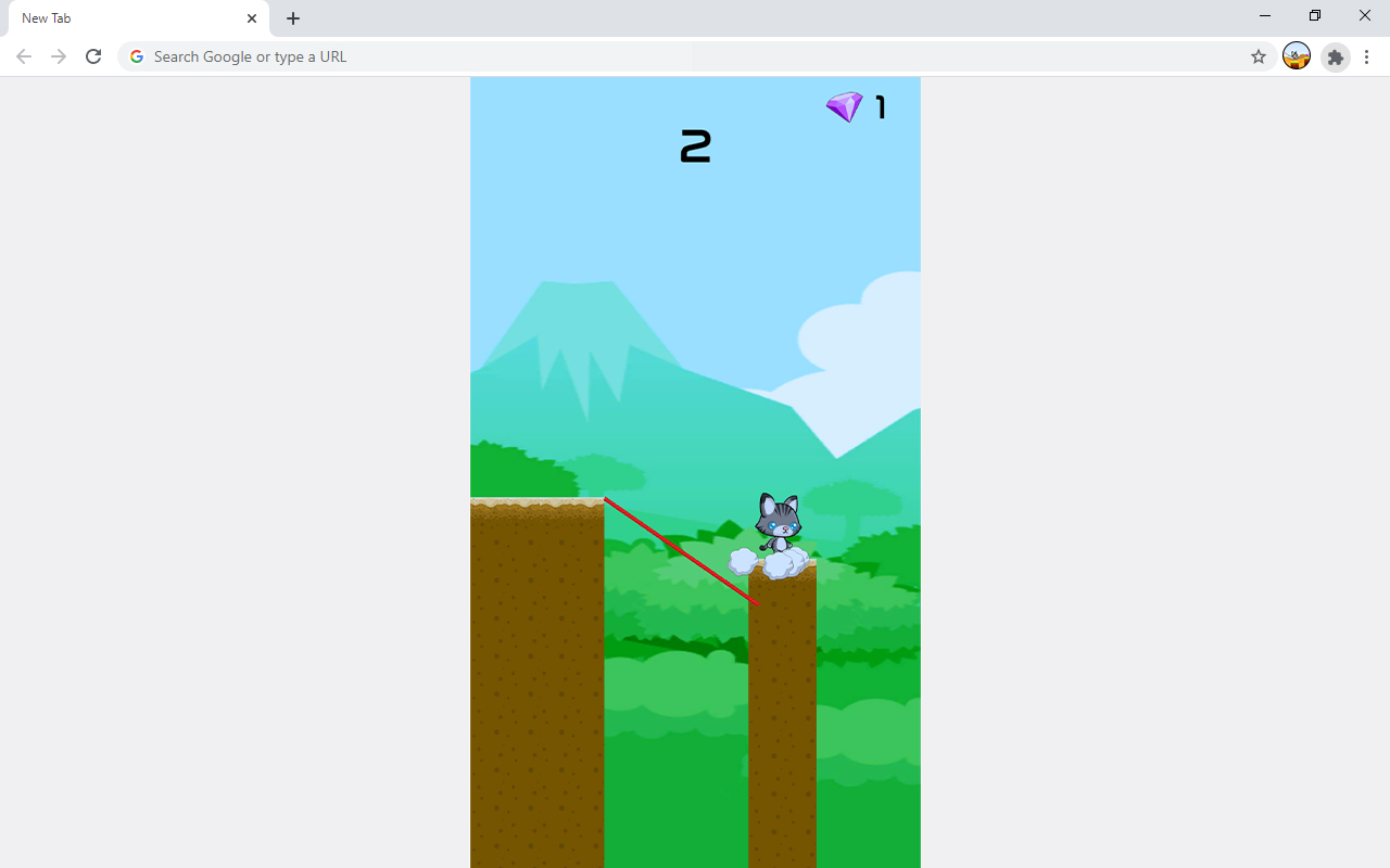 Swing Cute Cat Parkour Game截图4