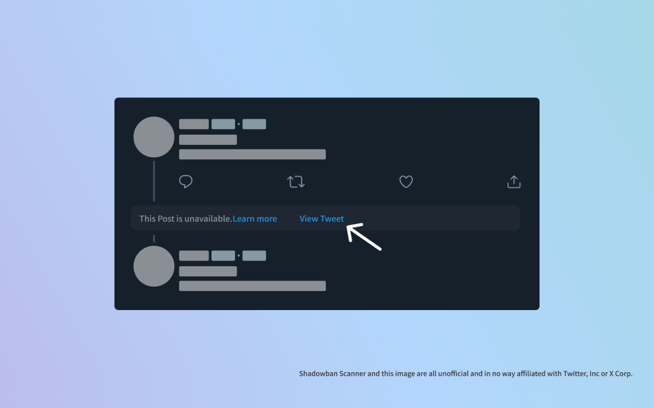Shadowban Scanner for Twitter / X截图2