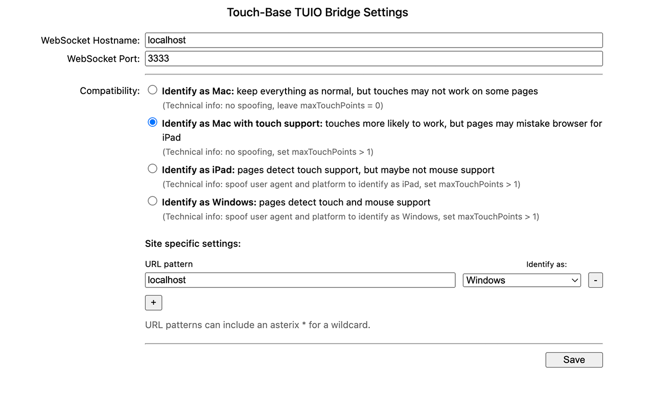 Touch-Base TUIO Bridge截图1