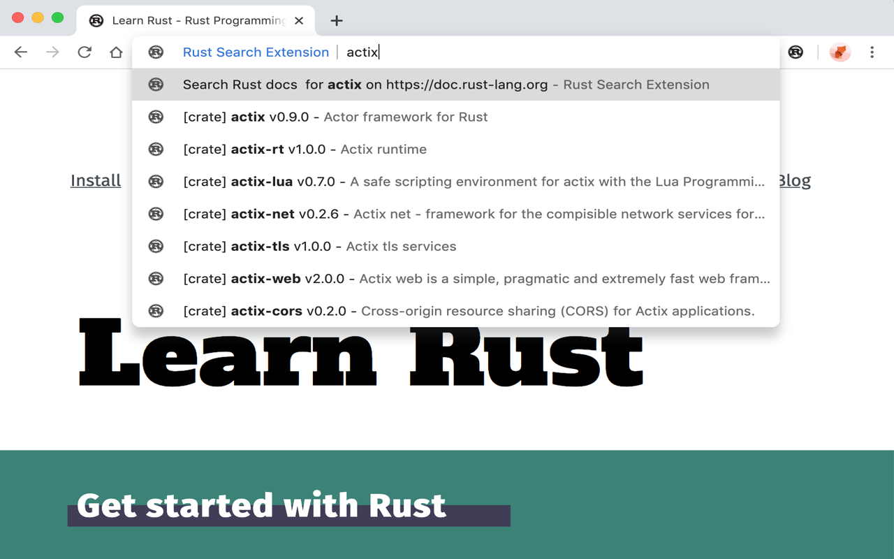 Rust Search Extension截图4