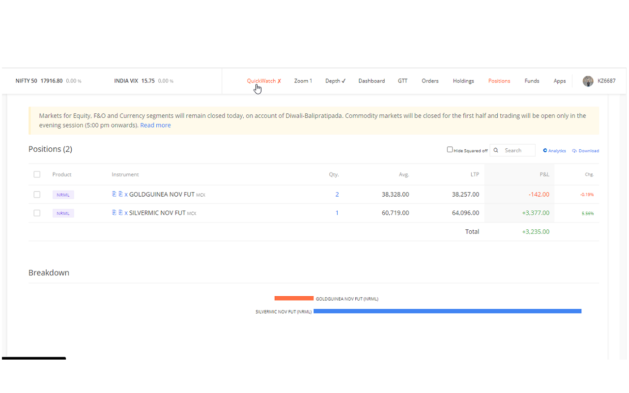 Zerodha Kite Enhancements截图1