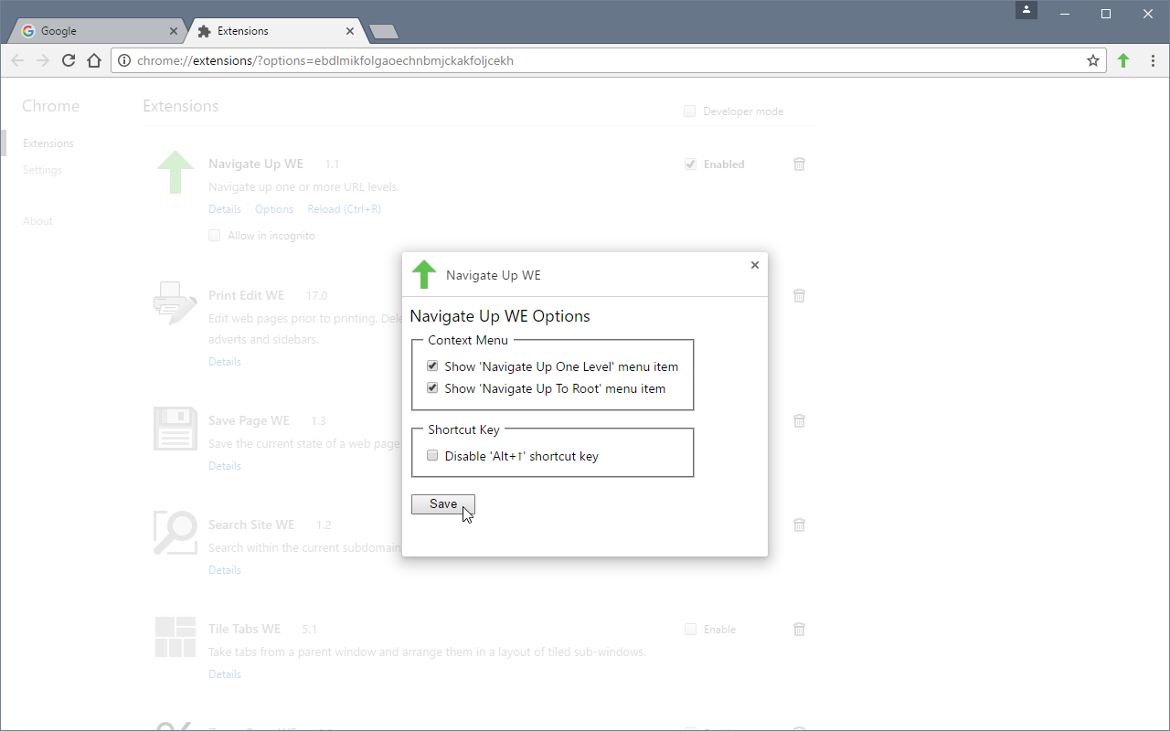 Navigate Up WE截图2