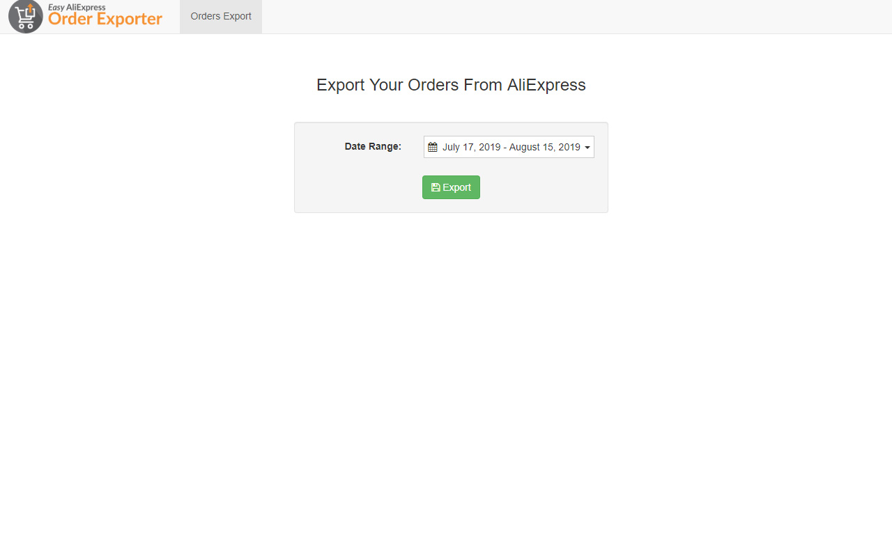 Easy AliExpress Order Exporter截图1