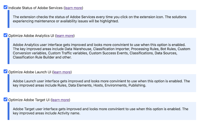 Adobe Experience Cloud Bookmarks截图5