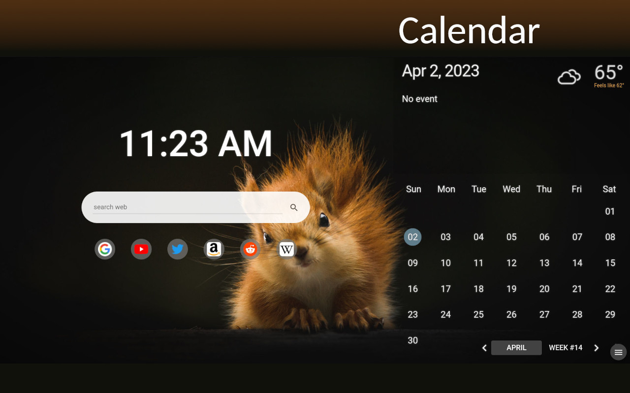 New Tab Page Extension截图5