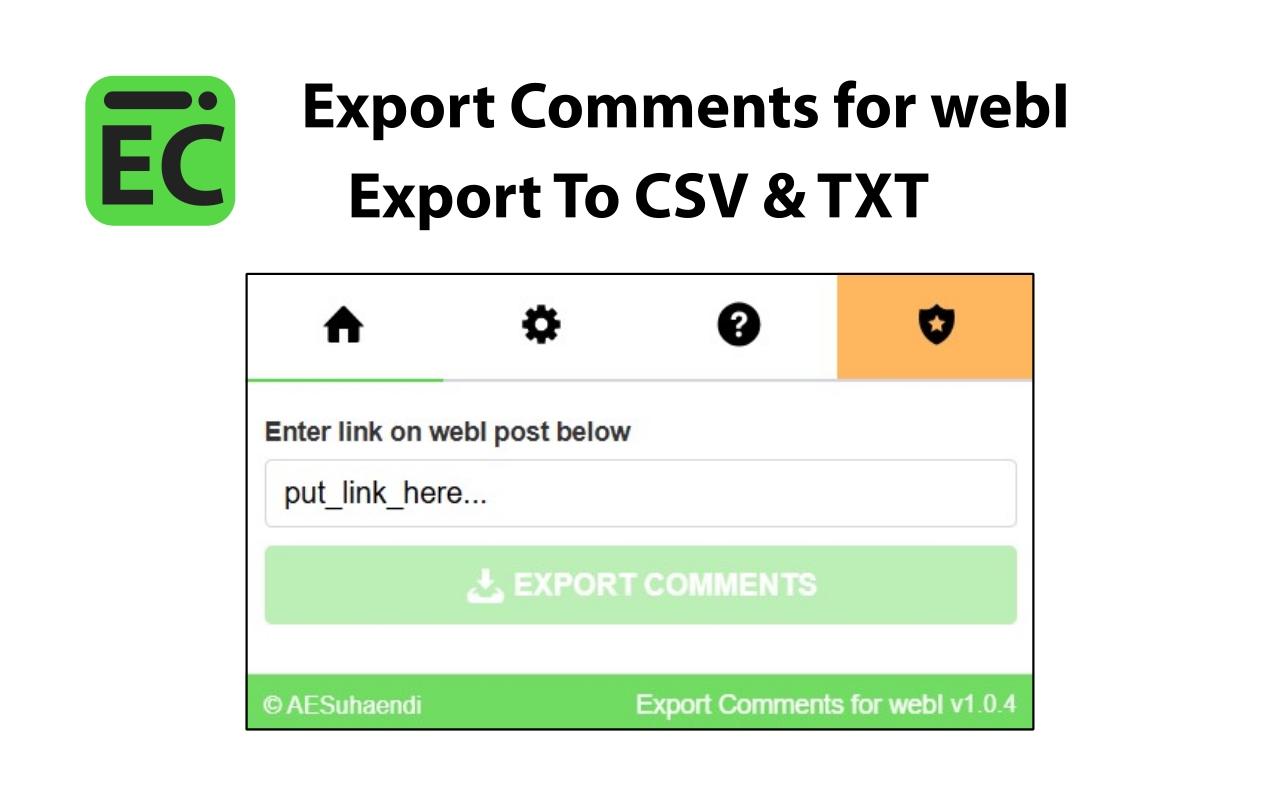 Export Comments for webI截图1