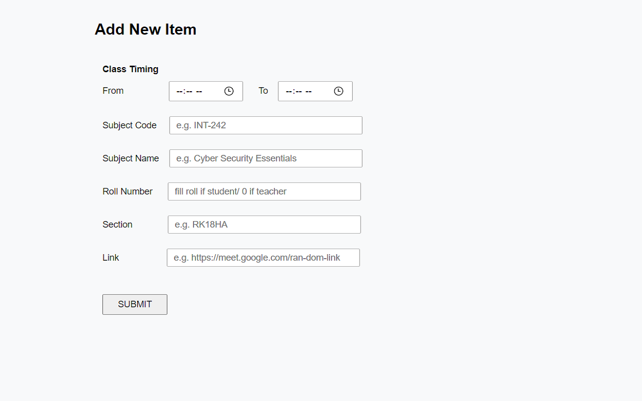 Time Table Viewer & Manager截图2