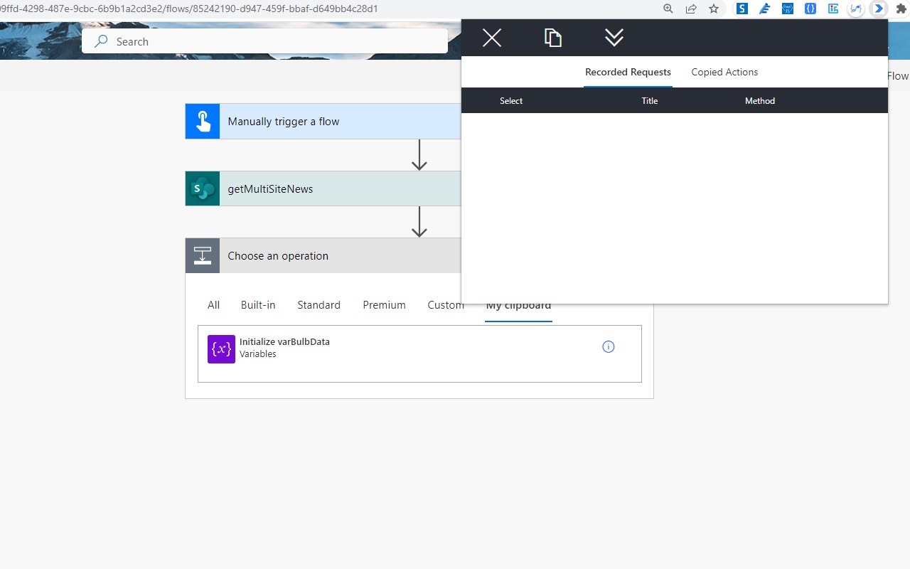 Power Automate actions handler截图2