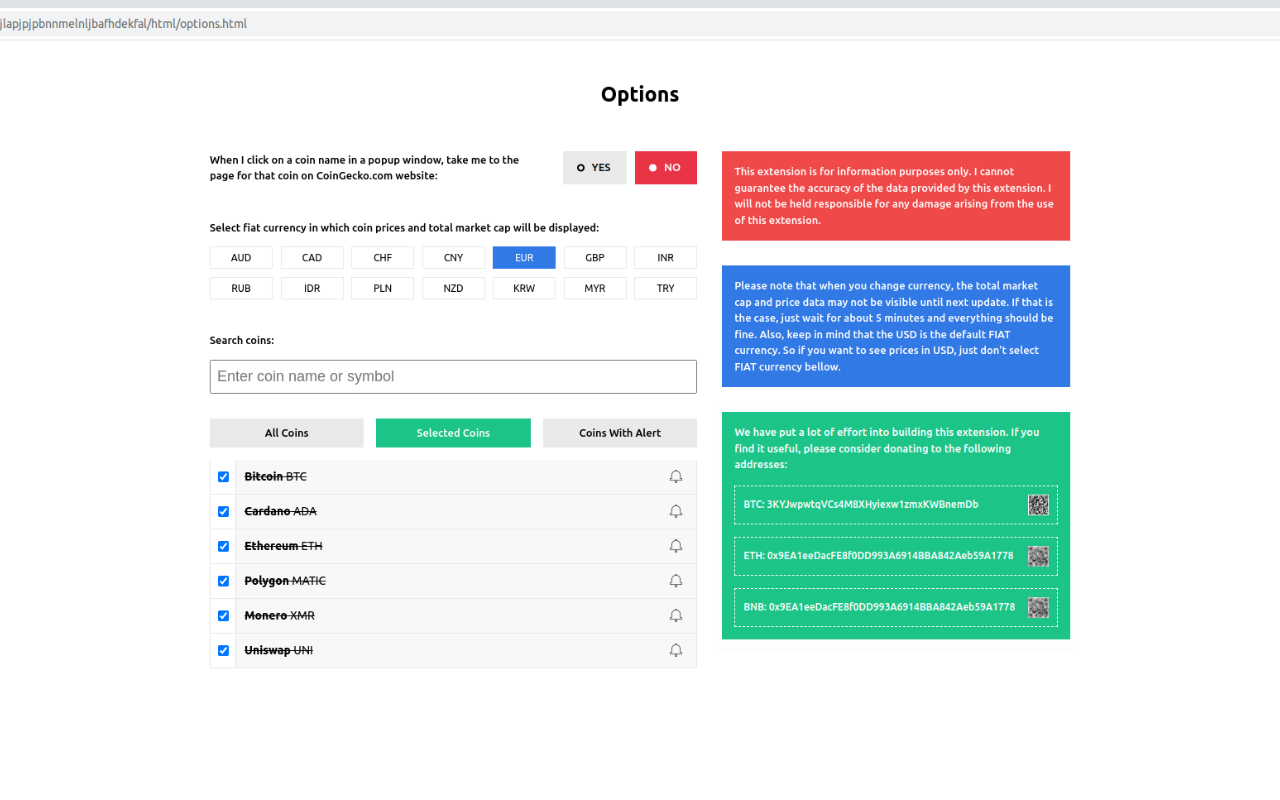 Cryptocurrency Price Tracker截图4