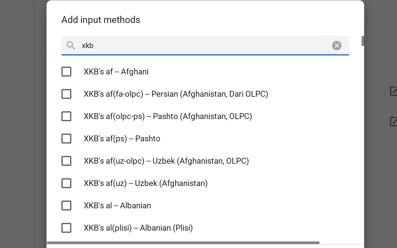 XKB keyboard layouts for Chrome OS截图1