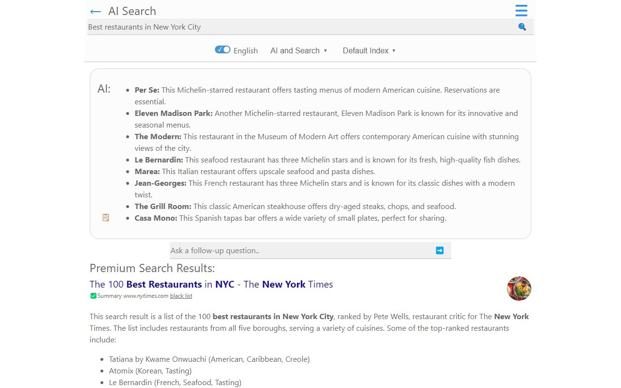 AI Search截图1