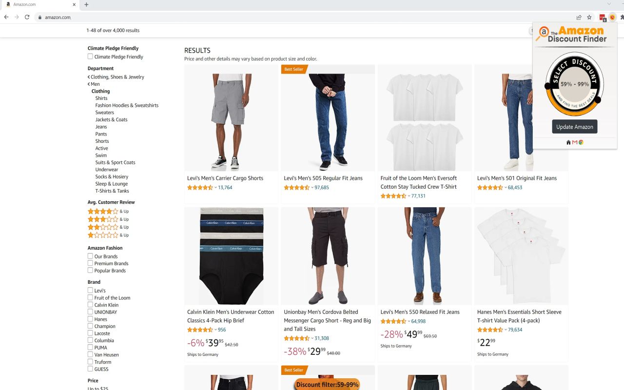 Amazon Discount Filter Search截图1
