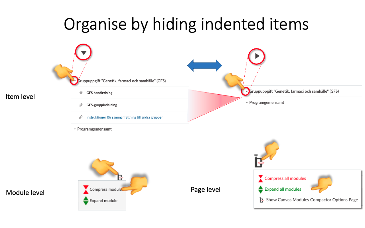 Canvas Modules Organiser截图2