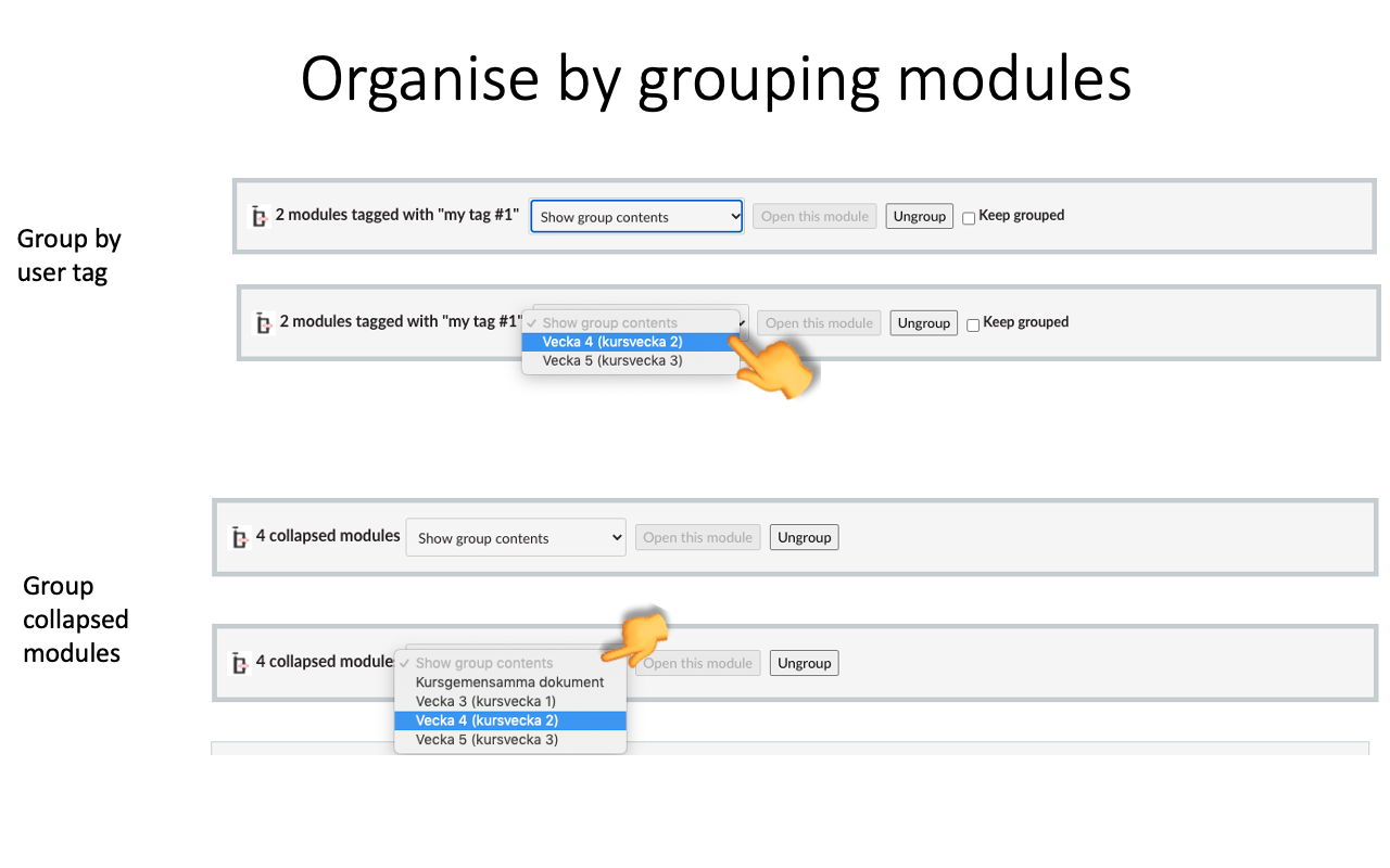Canvas Modules Organiser截图4