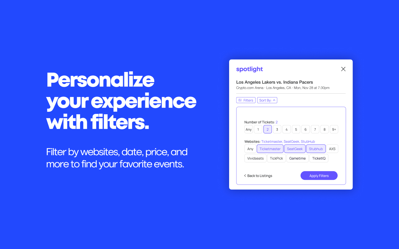 Spotlight: Ticket Price Comparison截图1