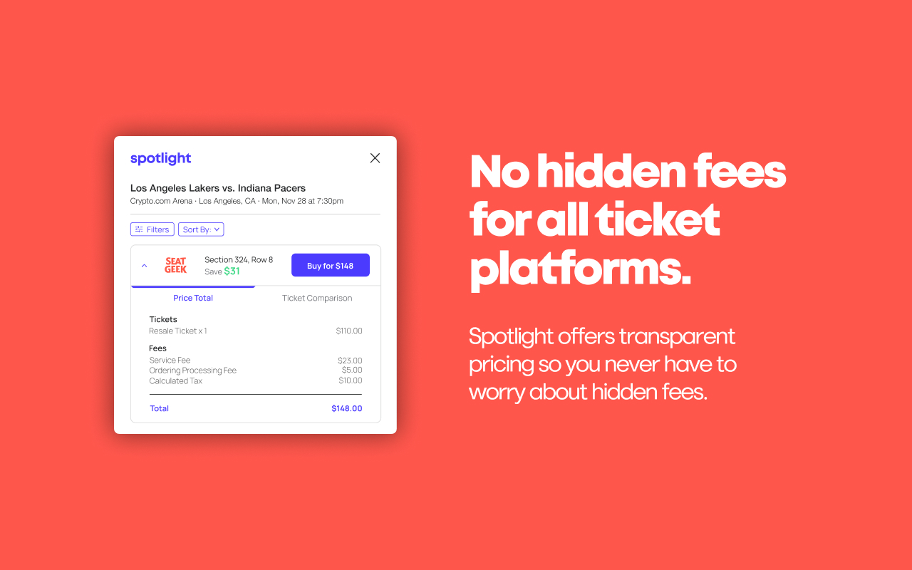 Spotlight: Ticket Price Comparison截图2