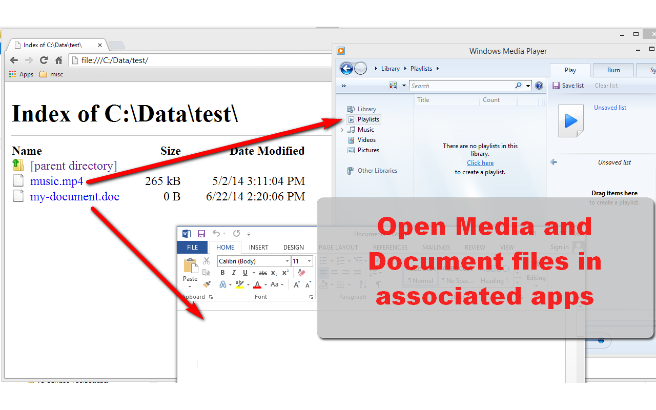 Local Explorer - Open File Links in Chrome截图1