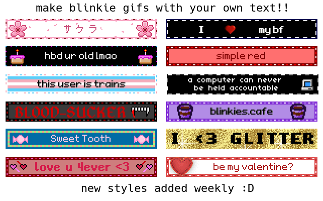 blinkie maker | blinkies.cafe截图3