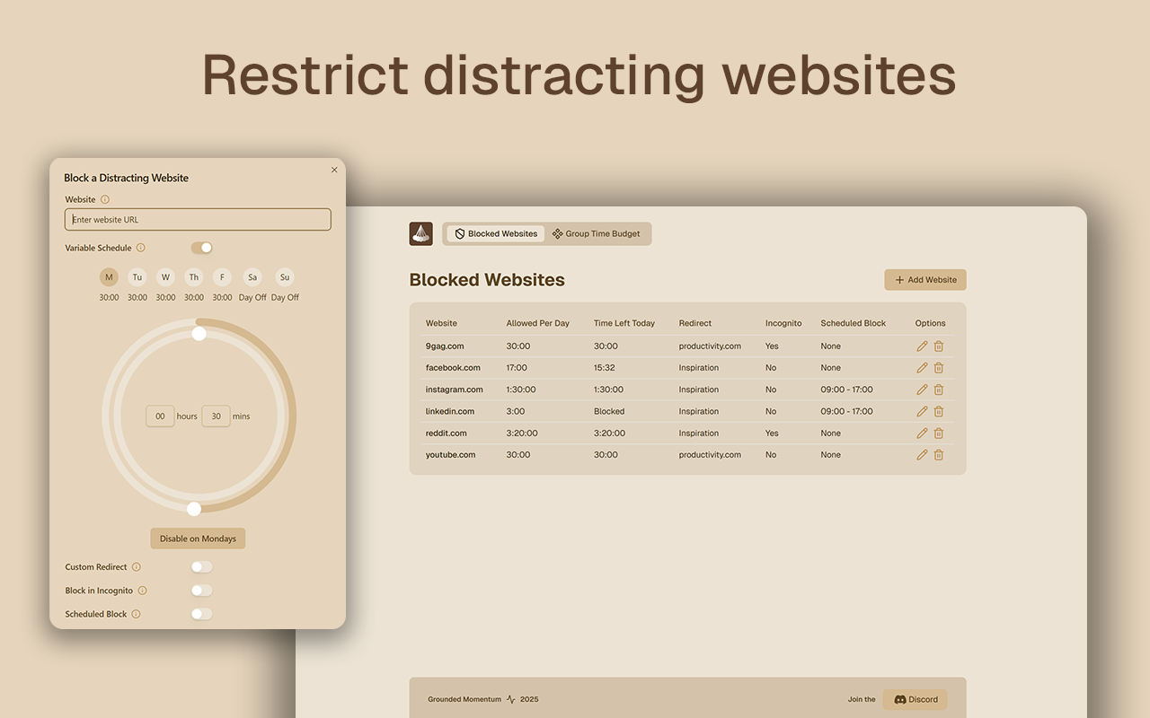 Time Snatch - Block Websites with Timers截图4