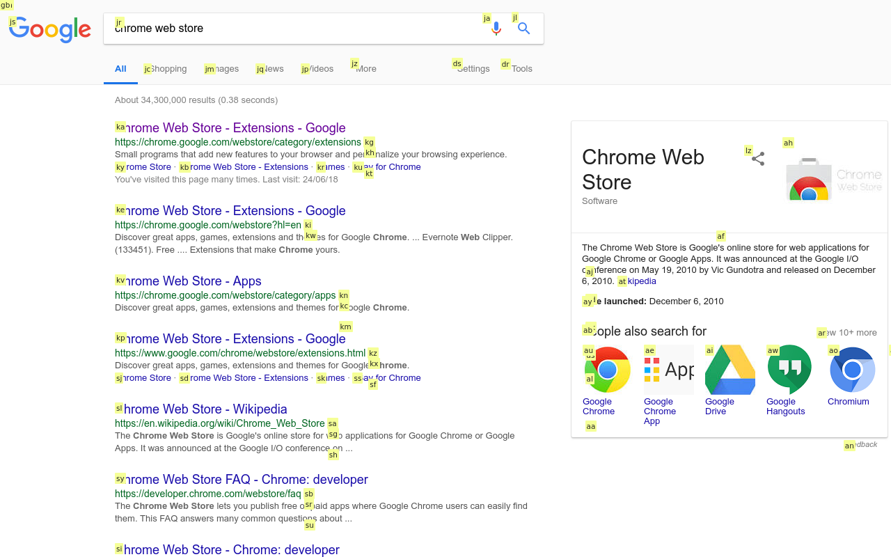 ChromeKeys截图1